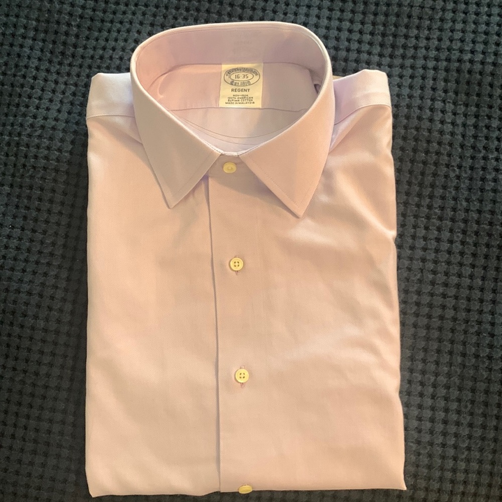 Brooks brothers regent fit new with tags non iron button down 16-35